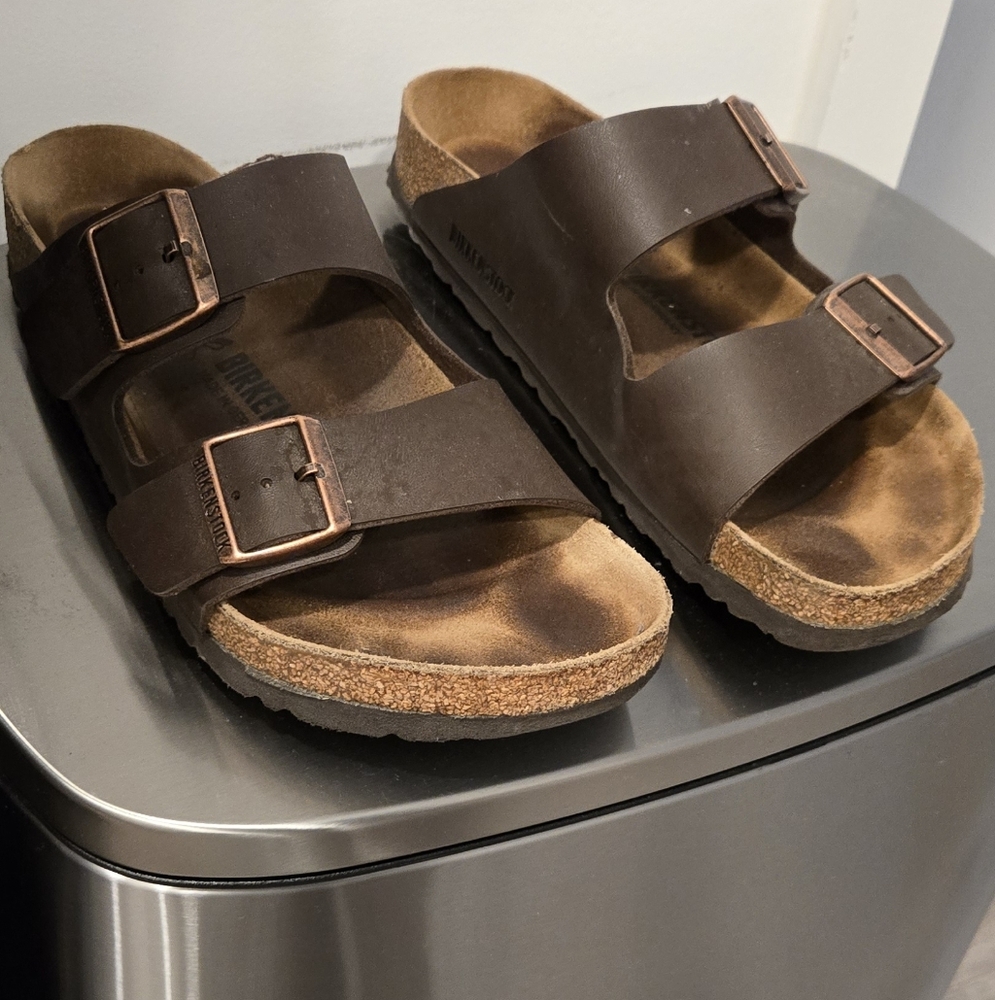 Brown Birkenstock Sandals with Buckles - Picture 4 of 7